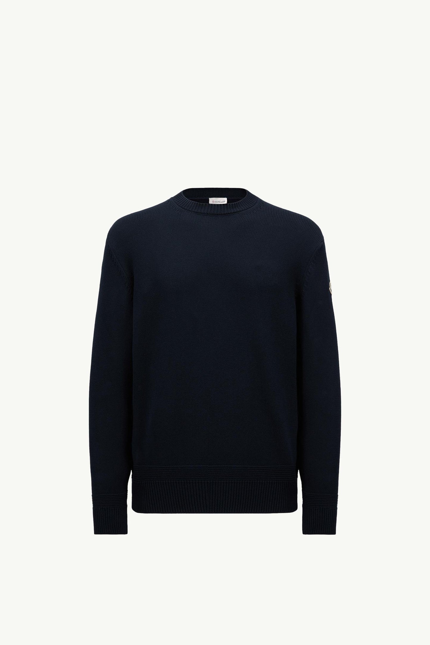 Logo Patch Cotton Jumper