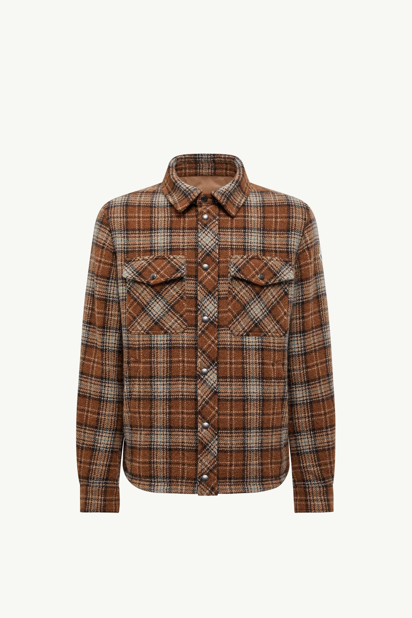 Checked Wool Shirt Jacket