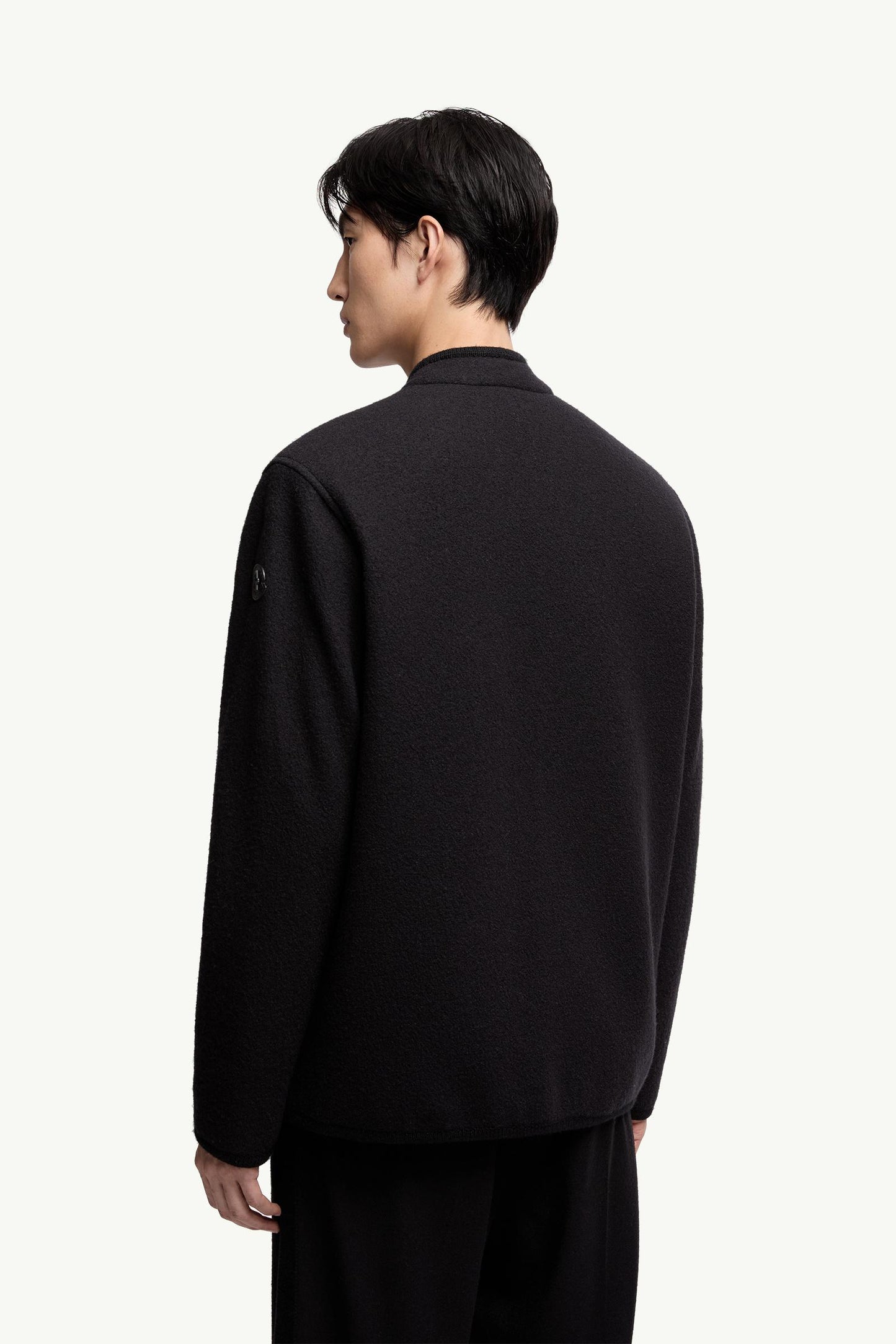Wool Boucle Shirt Jacket