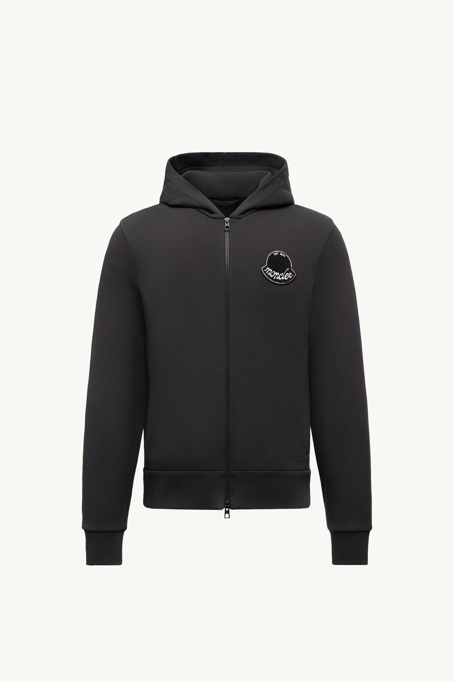 Logo Cotton Zip-Up Hoodie