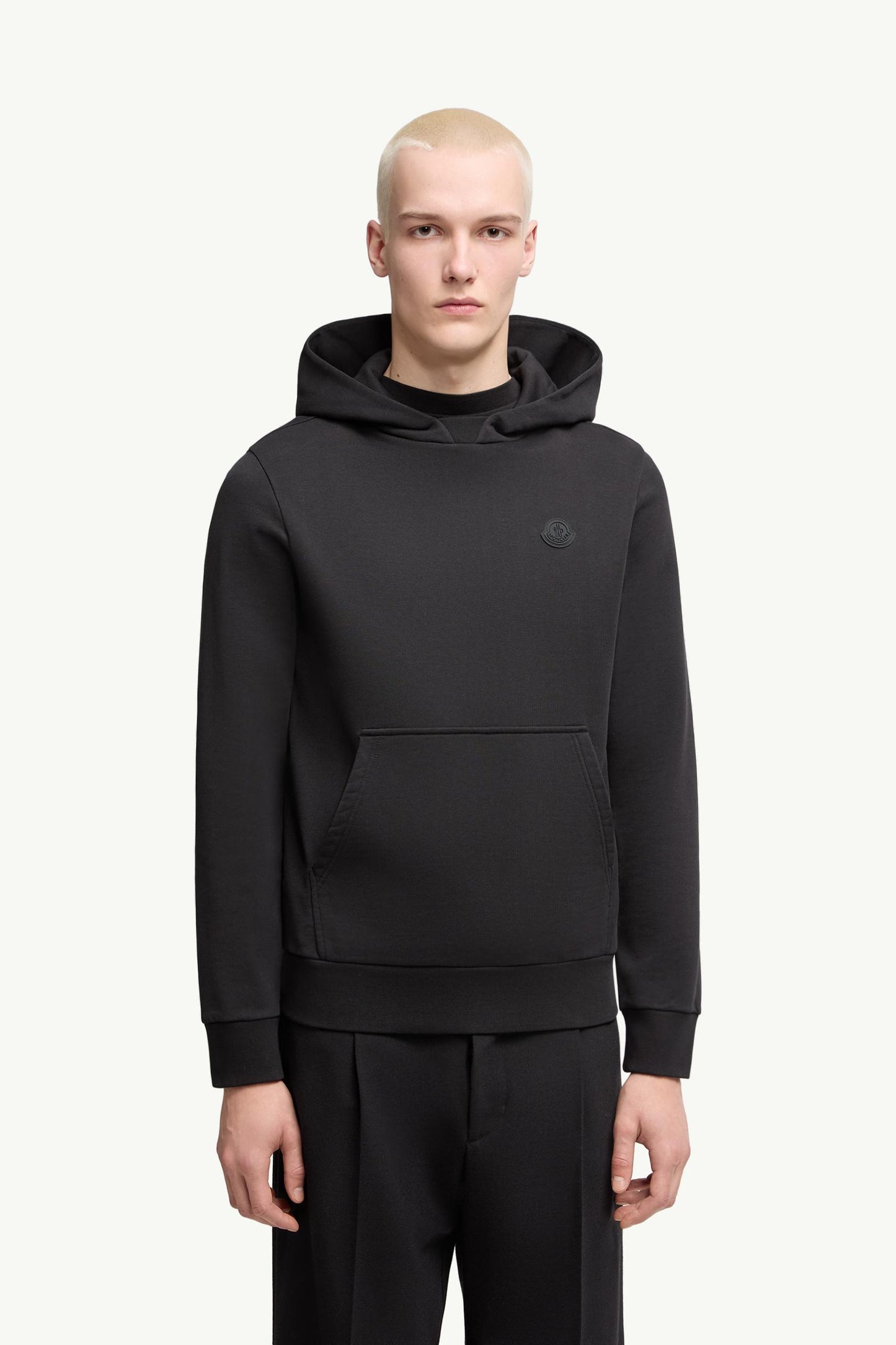 Tonal Back Logo Cotton Hoodie