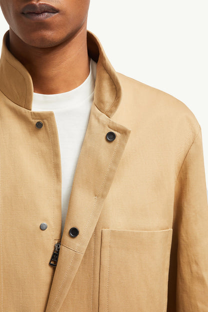 Jouere Cotton & Linen Shirt Jacket