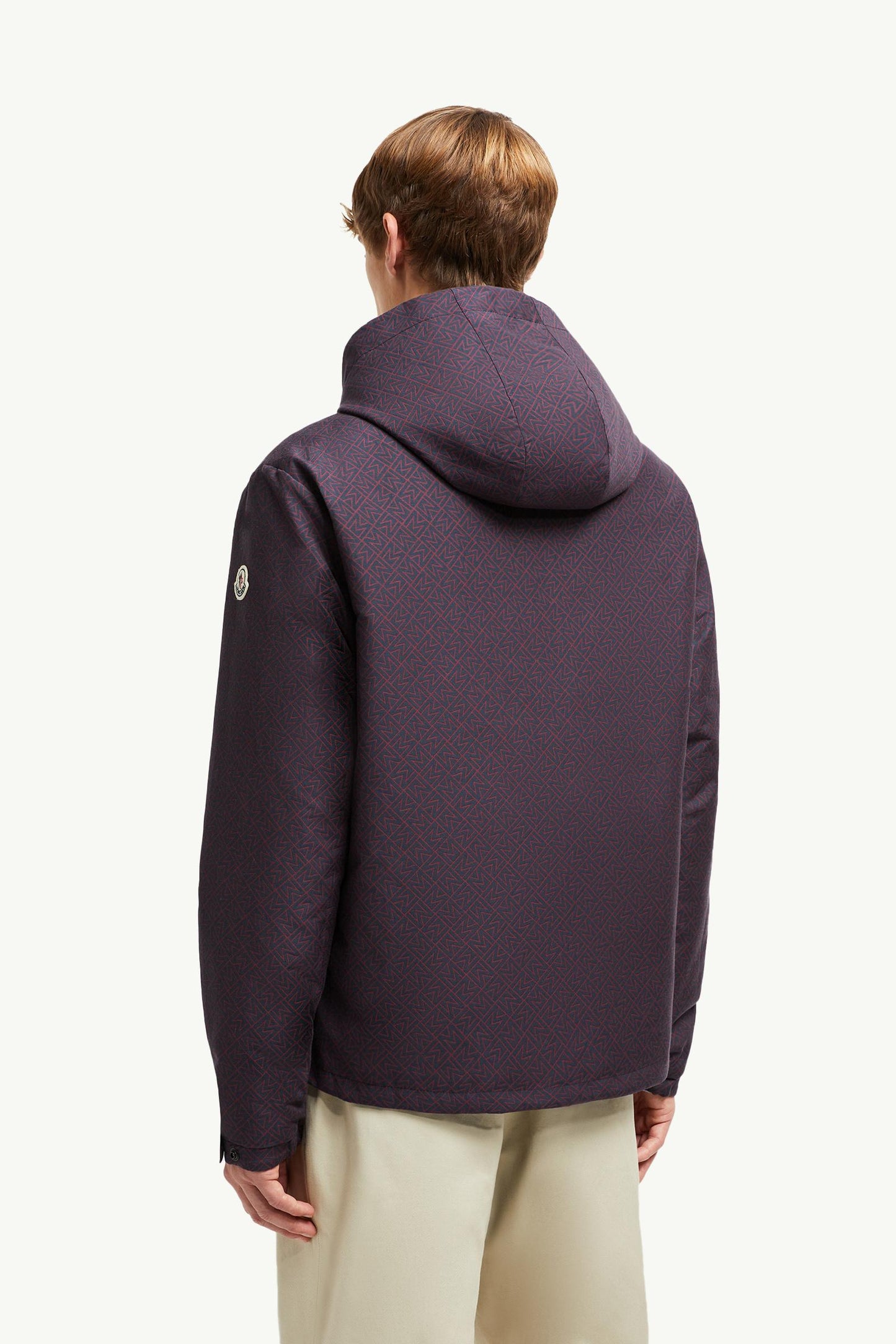 Monogram Guery Reversible Hooded Short Down Jacket