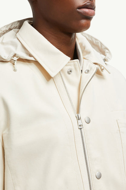 Guerledan Hooded Cotton Shirt Jacket