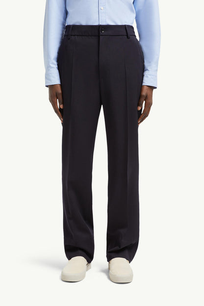 Wool Gabardine Tailored Trousers