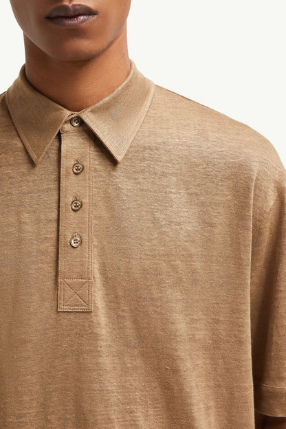 Linen Polo Shirt