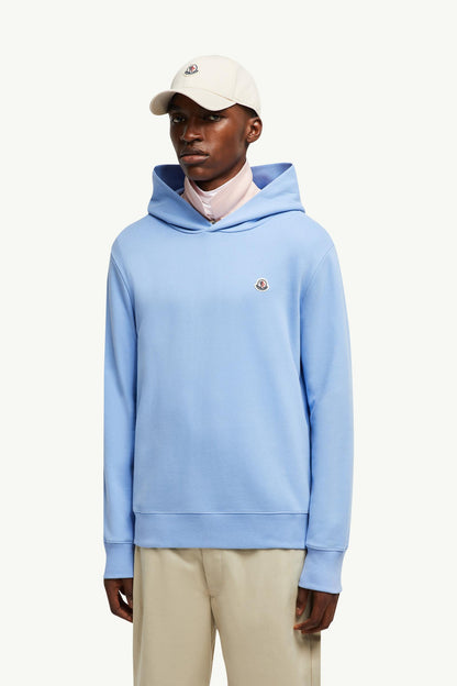 Logo Patch Cotton Hoodie