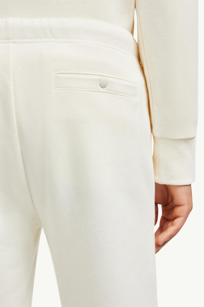 Logo Patch Cotton Track Pants