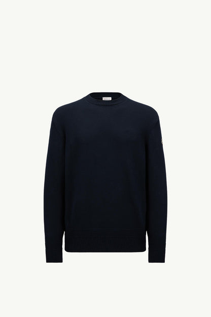 Logo Patch Cotton Jumper