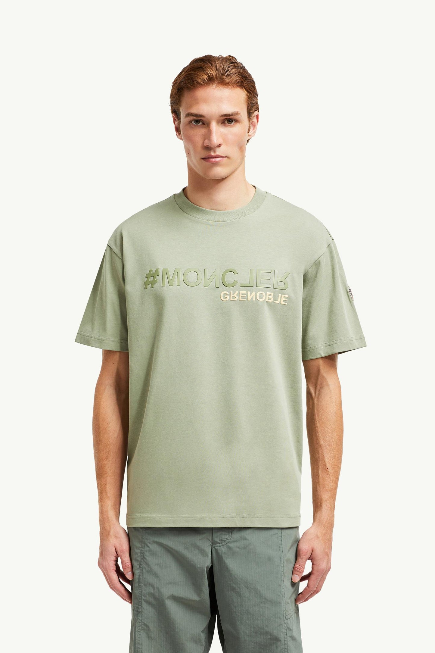 Mirrored Logo Cotton T-Shirt