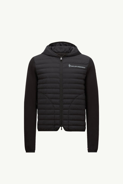 Padded Cotton Zip-Up Hoodie