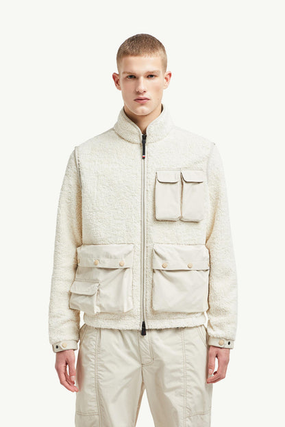 Padded Teddy Zip-Up Sweatshirt