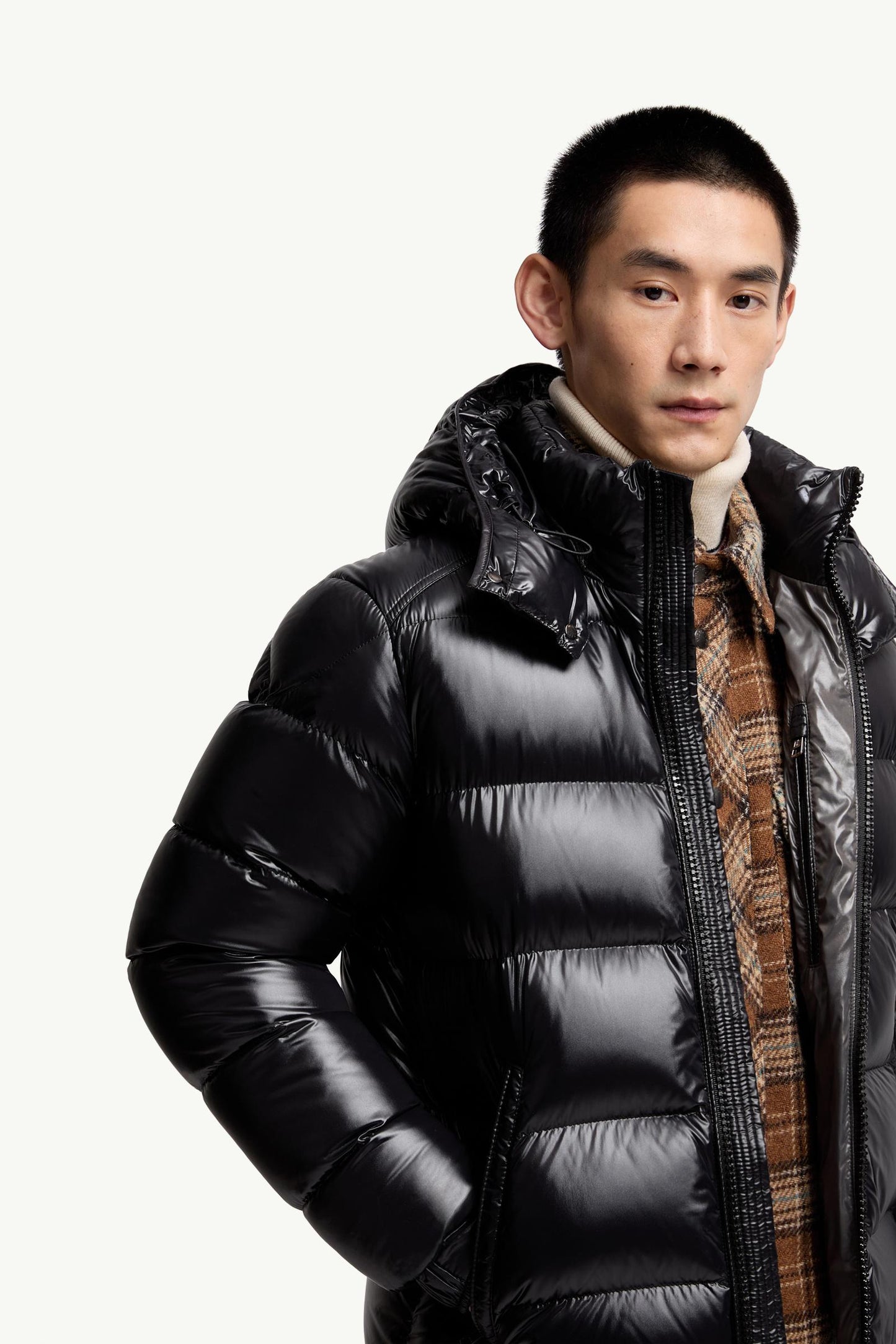 MC Maya Hooded Short Down Jacket