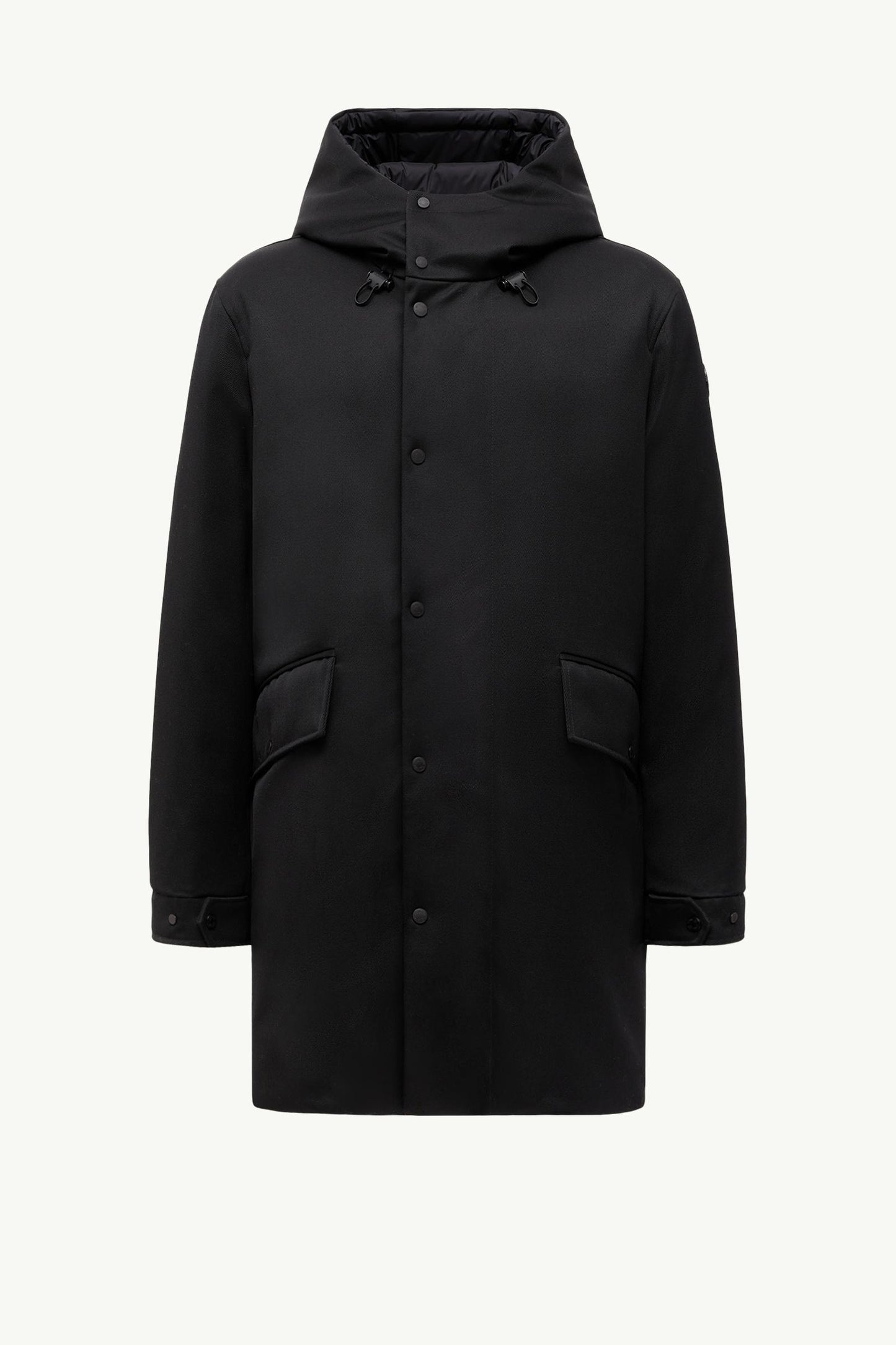 Merri Reversibe Wool Hooded Long Down Jacket