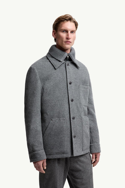 Germain Wool Down Shirt Jacket