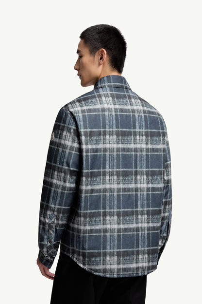 Check Padded Shirt Jacket