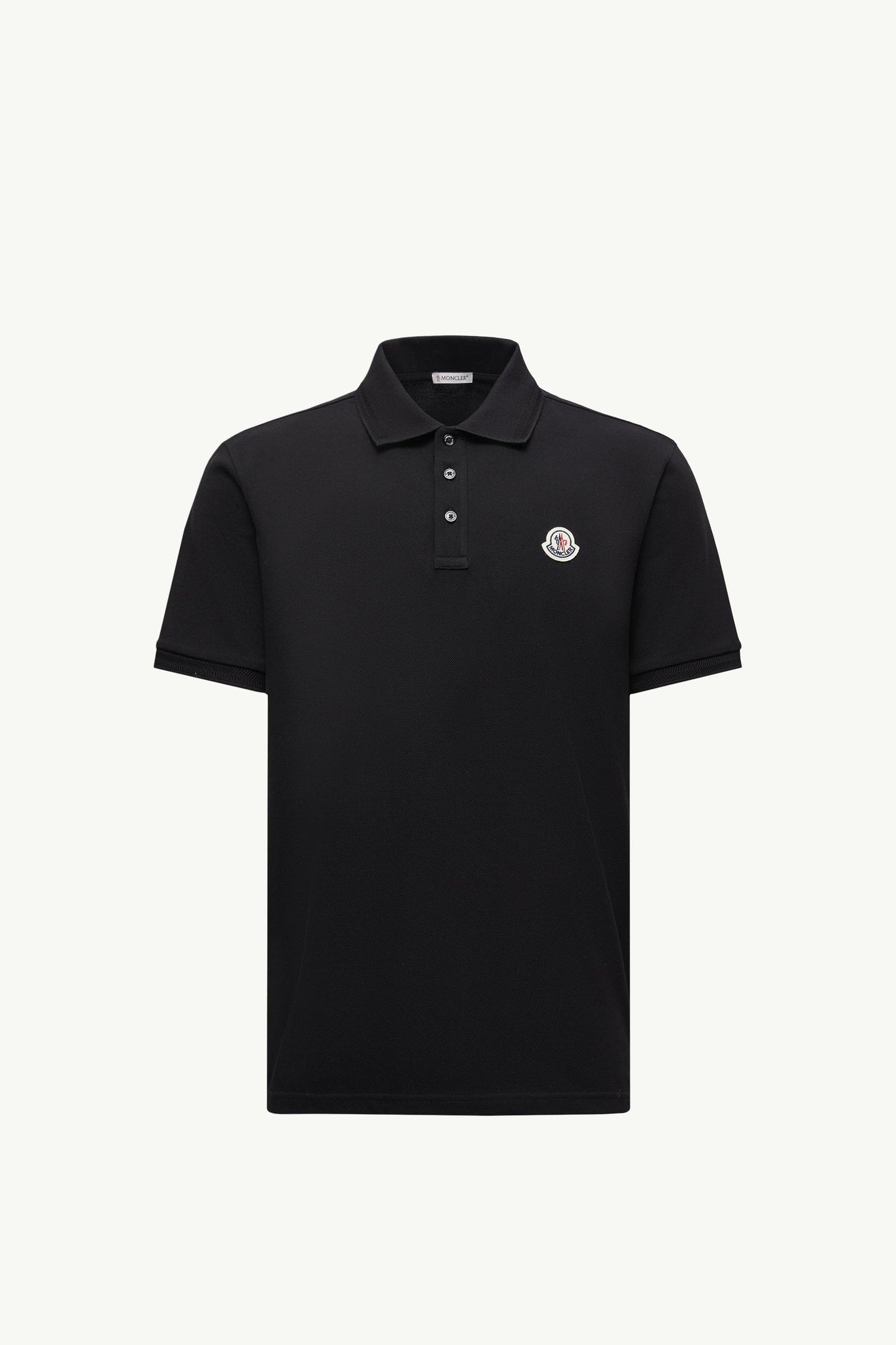 Logo Patch Cotton Piquet Polo Shirt