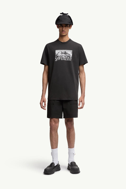 Mountain Logo Cotton T-Shirt
