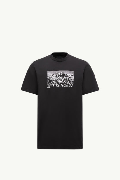 Mountain Logo Cotton T-Shirt