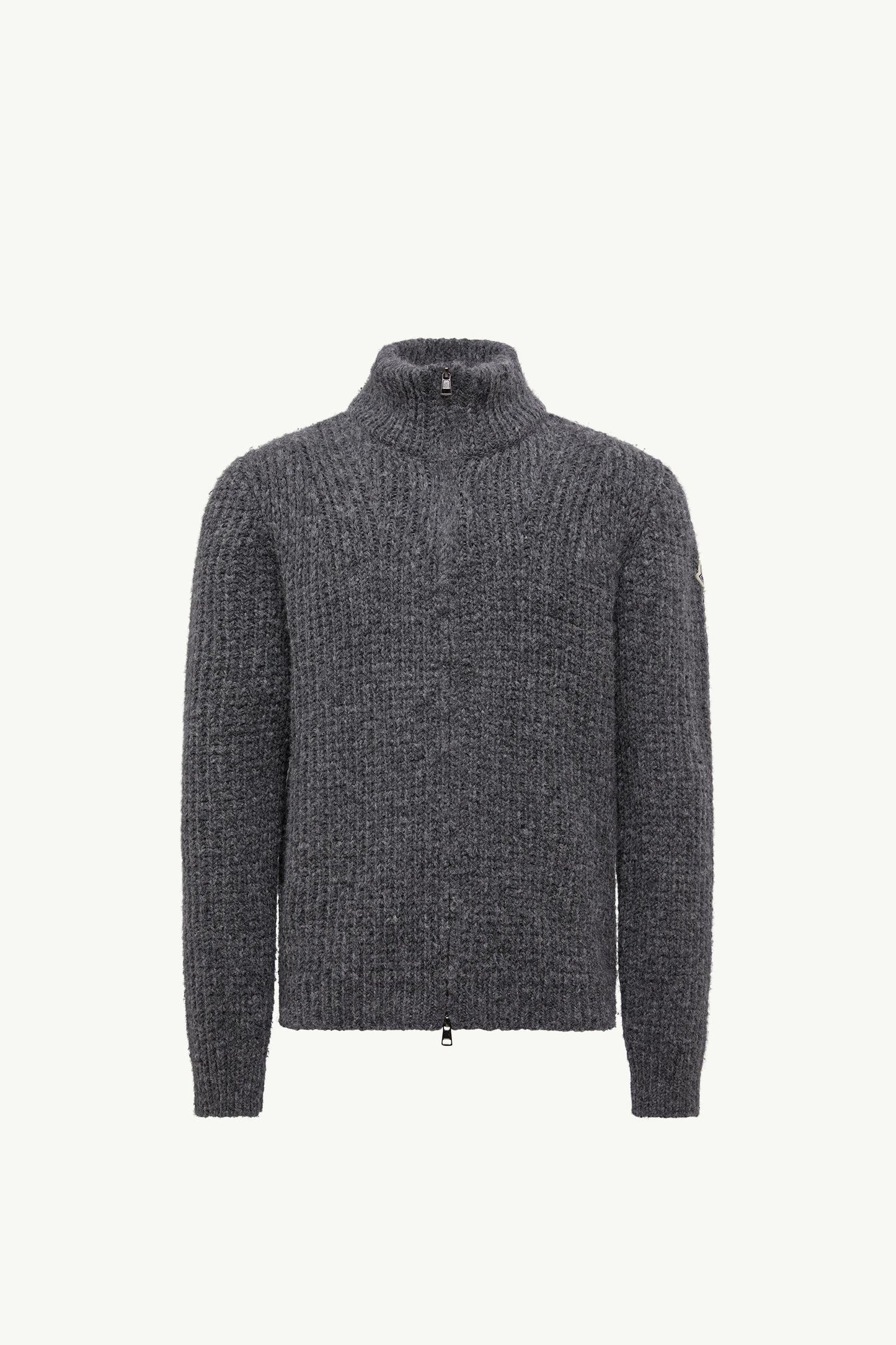 Alpaca & Wool Zip-Up Cardigan