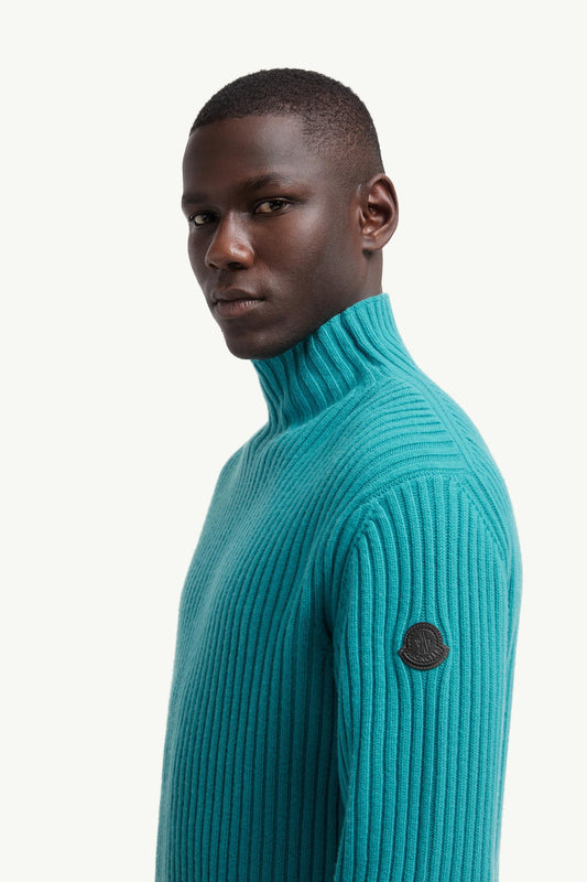 Wool & Cashmere Polo Neck Jumper